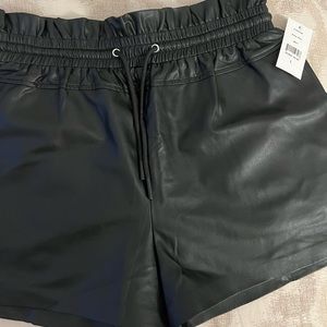 Emma vegan leather shorts - never worn. Interior red tag is loose